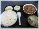 もつ煮定食
