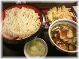 肉汁うどん+かき揚