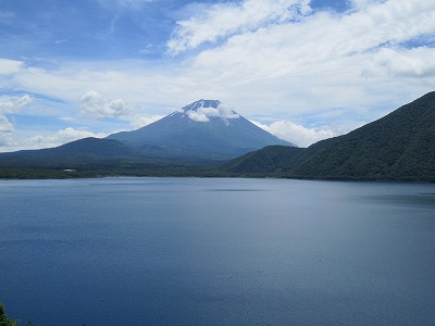 本栖湖からの富士山
